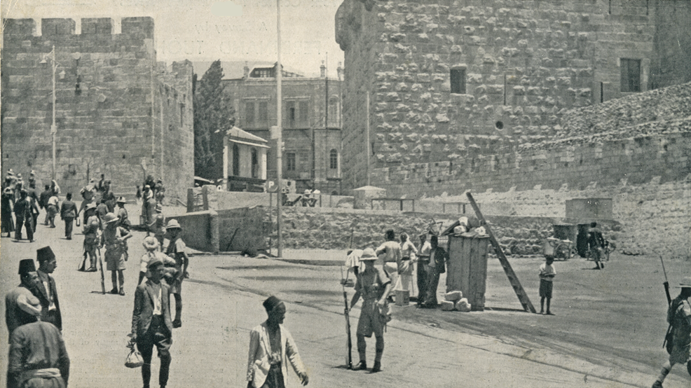 Controlling access to Jerusalem 1936