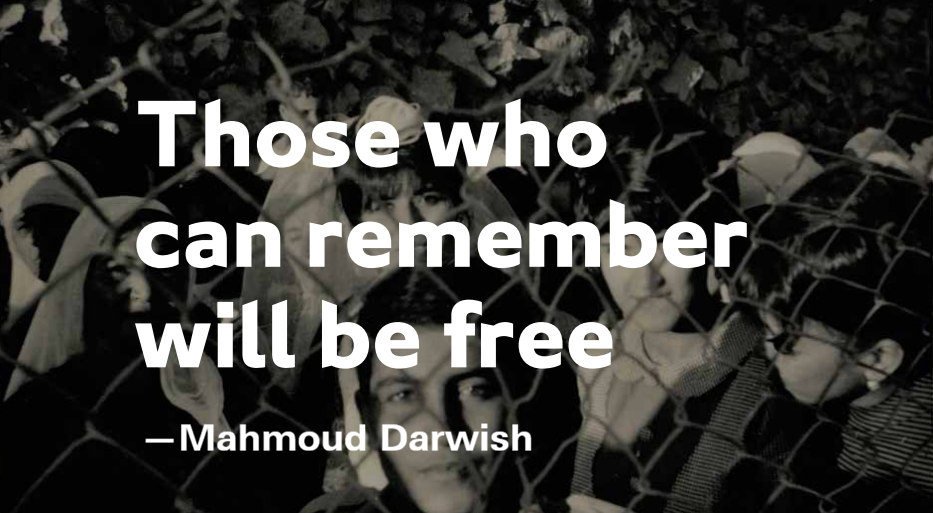 Those who can remember will be free