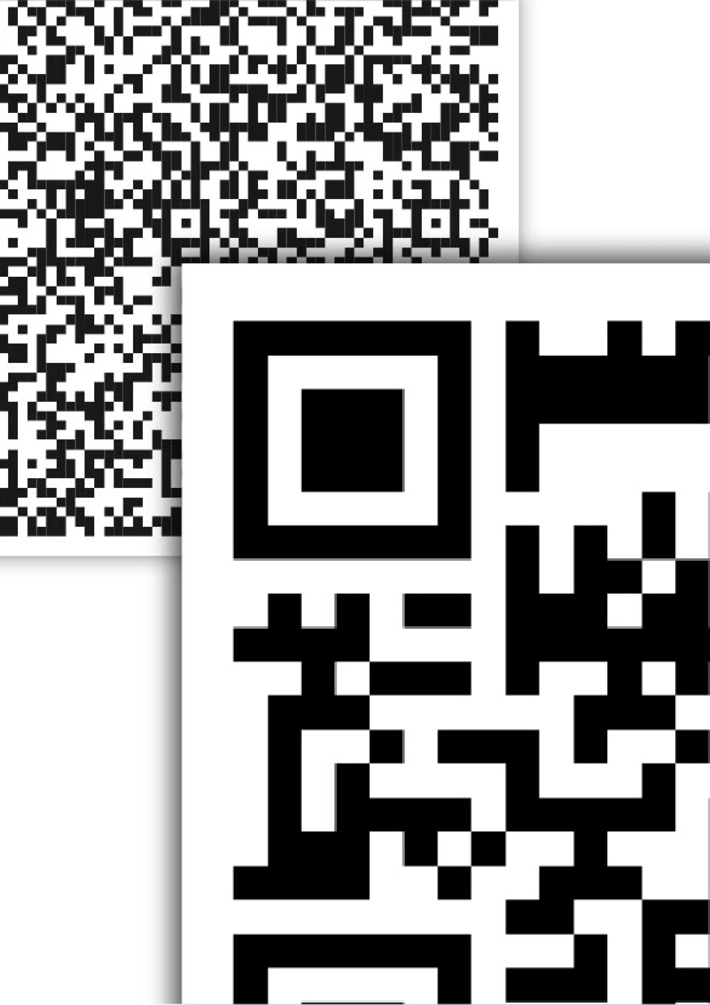 Display the QR codes of the in-depth audio-visual material